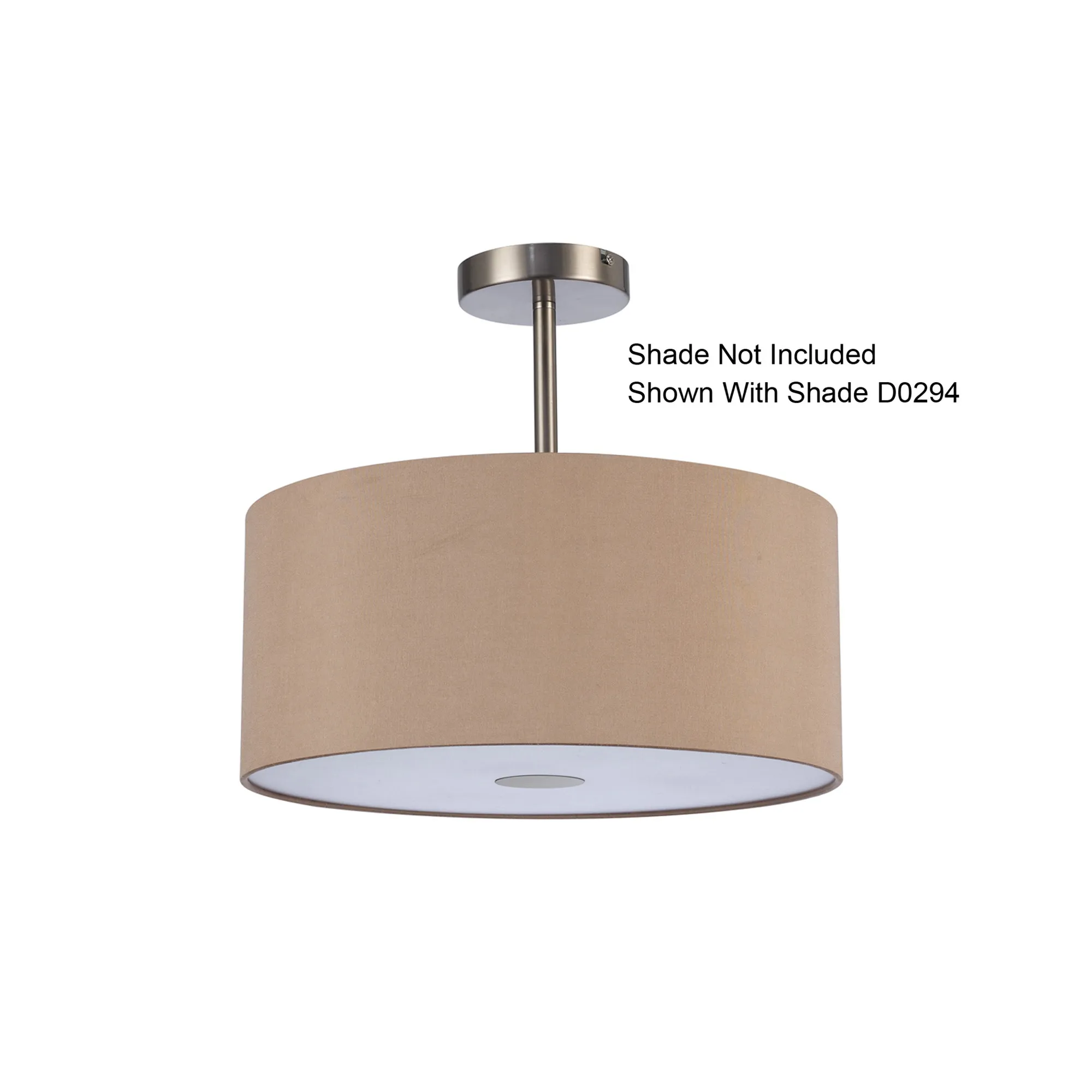 Baymont Semi Flush 3 Light Satin Nickel D0338  Deco Baymont SN